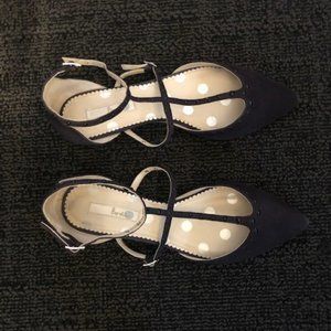 BODEN Bonnie Studded Suede Flats size 40